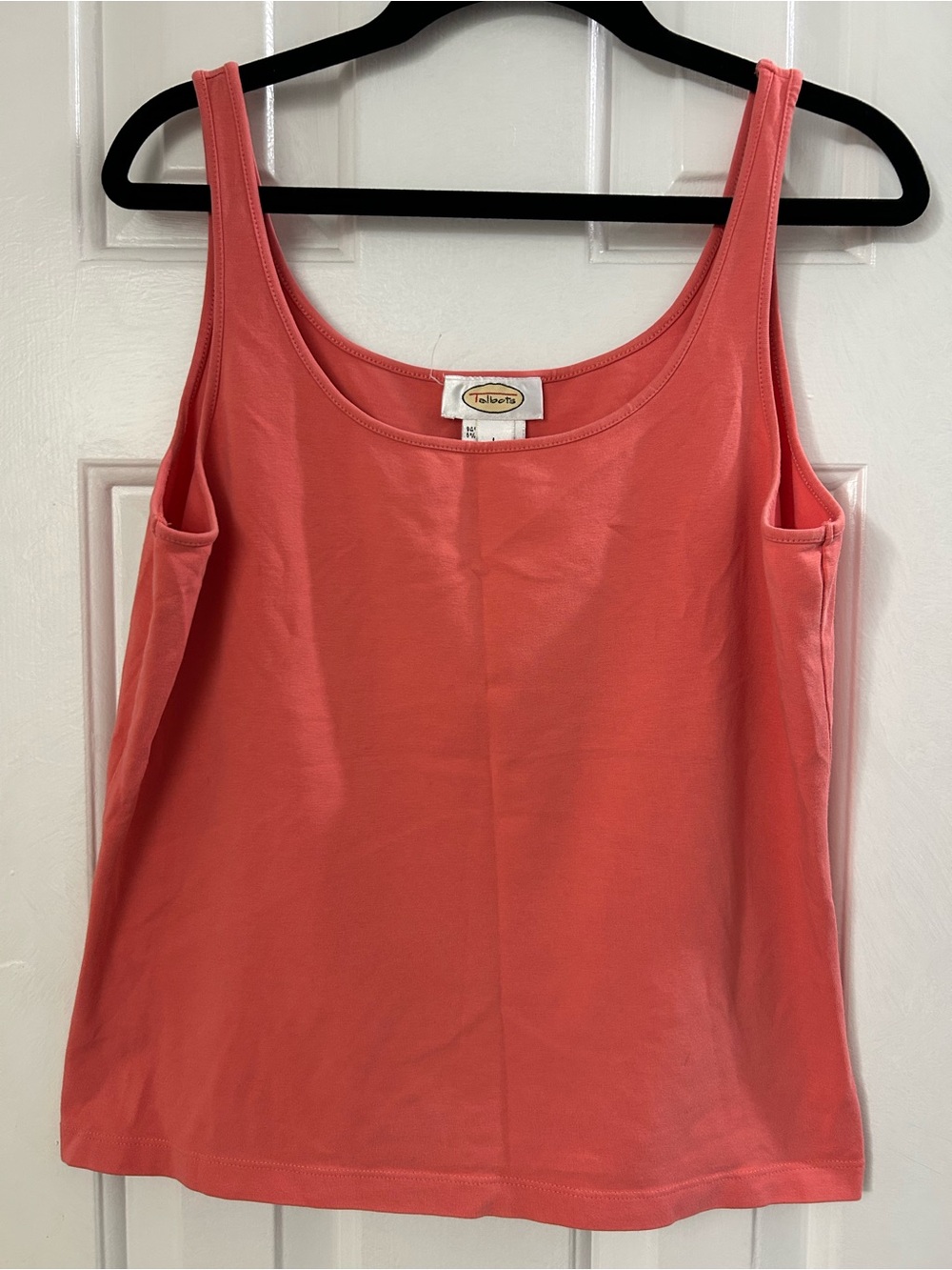 Y2K Talbots Coral Layering Tank Top Size Large - Picture 2 of 4